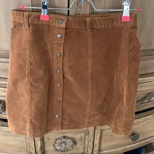 Forever 21 orange skirt